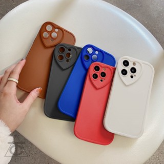 Love Heart เคสซิลิโคนป้องกันกล้อง Compatible for iPhone 11 Pro Max 13 Pro Max 12 Pro Max XR X XS Max 7 8 Plus