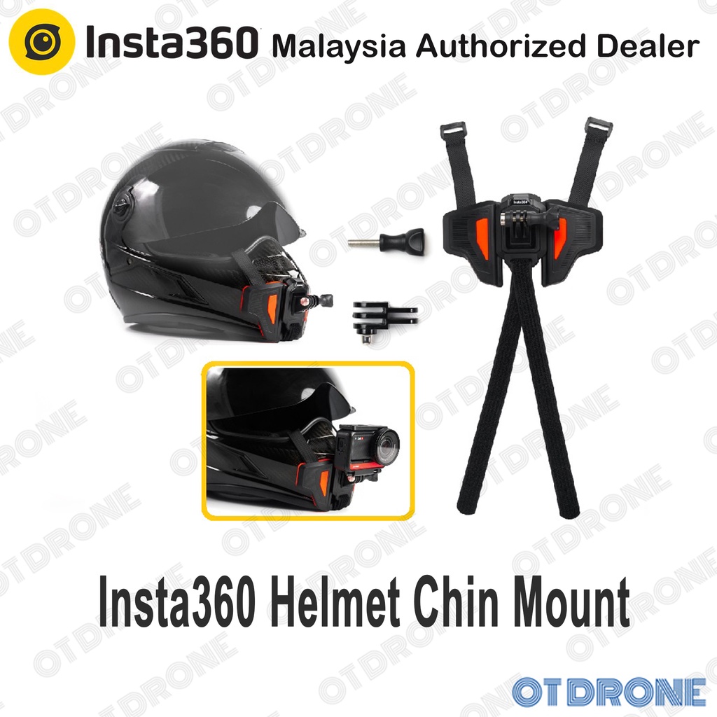 Insta360 หมวกกันน็อค Chin Mount สําหรับ Insta360 X3 / One X2 / One X / One RS / One R