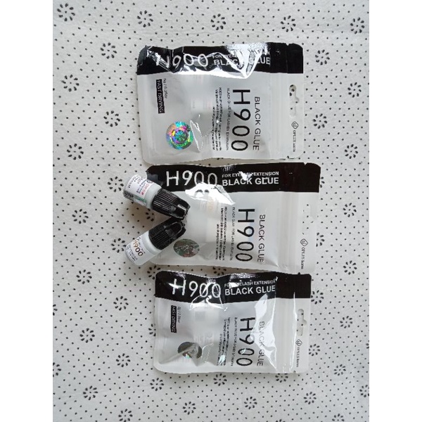 กาวต่อขนตาH900 ของแท้ 100% นำเขาจากเกาหลีแห้งใว1-2วิติดทนนาน6-7สัปดาของผลิตวันที่18/5/2025