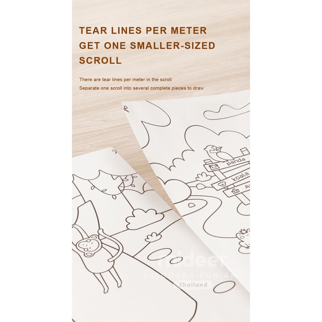 Mideer لفة تلوين لاصقة 4 م — صورة 4