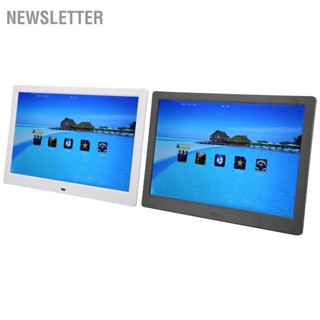 Newsletter กรอบรูปดิจิทัล 13 นิ้ว Hd 1280X800 หน้าจอ Lcd พร้อมปฏิทิน 110‐240V