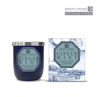 DONNA CHANG Ginger Mint Perfumed Candle 250 g. ดอนน่า แชง เทียนหอมกระจายกลิ่น น้ำหอมปรับอากาศ น้ำหอมบ้าน เทียนแก้ว