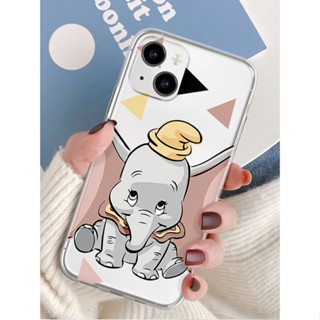 Cute Dumbo เคสไอโฟน iPhone 11 14 pro max 8 Plus case X Xr Xs Max Se 2020 cover 14 7 Plus เคส iPhone 13 12 pro max