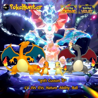 Pokemon Scarlet &amp; Violet Charmander Charizard Shiny&amp;NotShiny