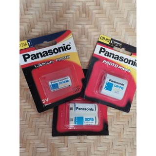 ถ่านpanasonicแท้​  cr123a/  Crp2​/2cr5