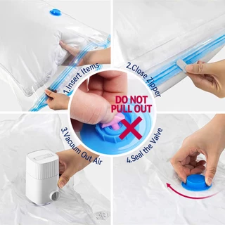 Vacuum Compression Bag Travel Storage Bag Reusable Vacuum Bag