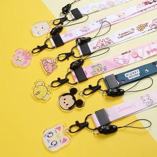 พร้อมส่ง 🇹🇭 สายคล้องบัตร สายคล้องโทรศัพท์มือถือ ลายการ์ตูน