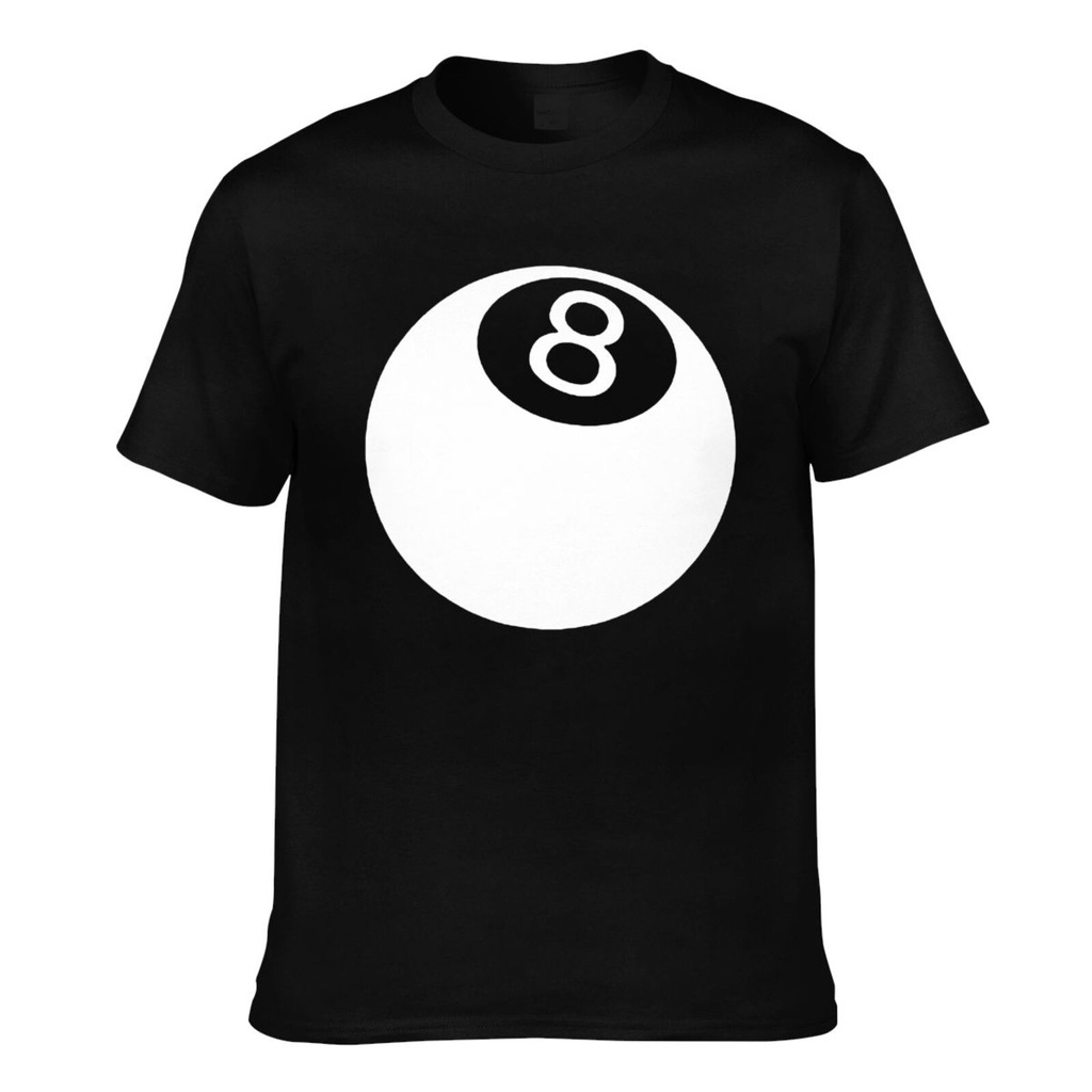 คุณภาพสูงสุด No 8 Pool Ball Snooker Cue เกมปกติผู้ชาย Appreal เสื้อยืด