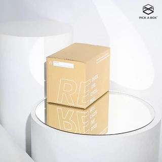 กล่อง ECO BOX (Size 2C) - 20 ใบ : กล่องพัสดุรักษ์โลกผลิตจากเยื่อไม้รีไซเคิล PICK A BOX