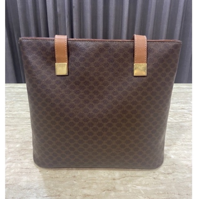 Celine vintage macadam tote bag กระเป๋ามือสอง วินเทจ ของแท้ เซลีน ซีลีน แบรนด์เนม