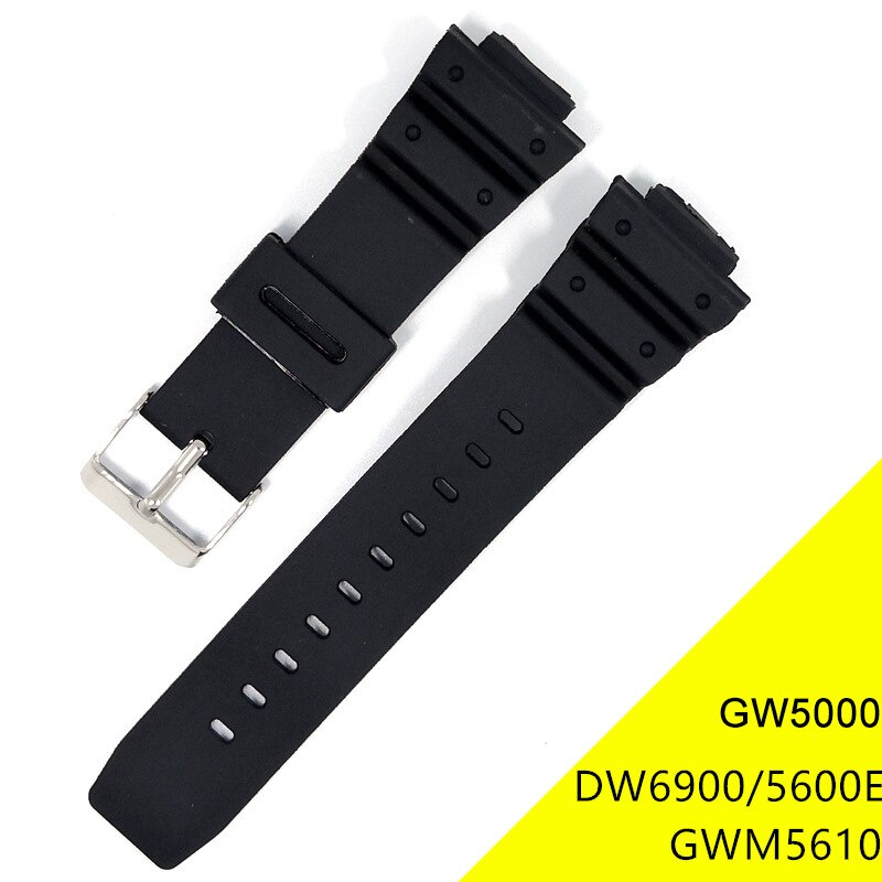 สายนาฬิกาข้อมือยาง TPU แบบนิ่ม อุปกรณ์เสริม สําหรับ Casio G-SHOCK DW5600 DW5610 5600E 6900 GWM5610 #1
