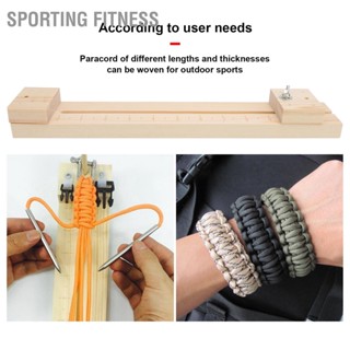 BSporting ชุดจิ๊กถักสร้อยข้อมือ เชือกพาราคอร์ด สายรัดข้อมือ สร้อยคอ งานฝีมือ Diy