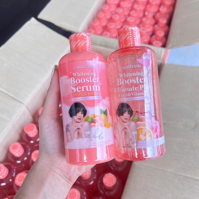 1แถม1 เซรั่มผิวขาวปรางทิพย์ Larrita​ บูสเตอร์​ผิวปราง ปรางเดอะว๊อย สูตรเข้มข้น ผิวขาว โลชั่นปรางทิพย์ โลชั่นบำรุงผิวขาว