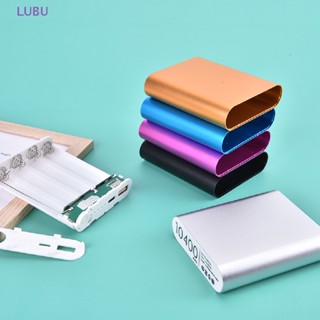 Lubu ใหม่ ชุดกล่องเก็บของ โลหะ DIY Type-C 4X 18650