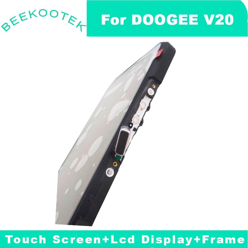 ของแท้ Doogee V20 หน้าจอสัมผัส LCD พร้อมกรอบ แบบเปลี่ยน สําหรับโทรศัพท์มือถือ Doogee V20