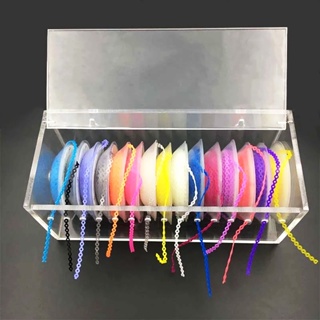 Acrylic rubber box for high quality dental chains