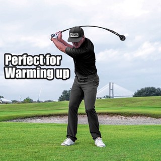 อุปกรณ์ฝึกวงสวิงกอล์ฟ Golf Swing Trainer aid Power&amp;Swing-Warming up Ball Whip PlayEagle