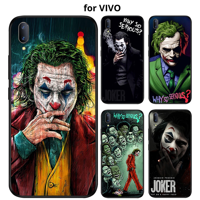 เคส VIVO Y17s Y02t Y02 Y16 Y02S Y20 Y20S Y20T Y12A Y12S Y20SG Y01 Y15A Y15S Y20I Y21S Y3S T1x Y33T Y21T 5G Y33s Y21 2021 Y12 Y17 Y15 Y11 Y11D Y12i Y19 โทรศัพท์มือถือแบบนิ่ม ผิวด้าน ลายโจ๊กเกอร์ สําหรับ