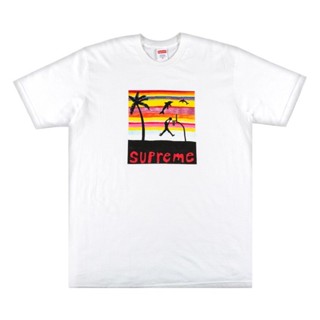 ใหม่พร้อมส่ง ของแท้ Supreme Dunk Tee White