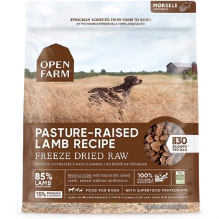 อาหารสุนัข Open Farm Freeze Dried Raw สูตร Pasture-Raised Lamb Recipe ขนาด 623 g