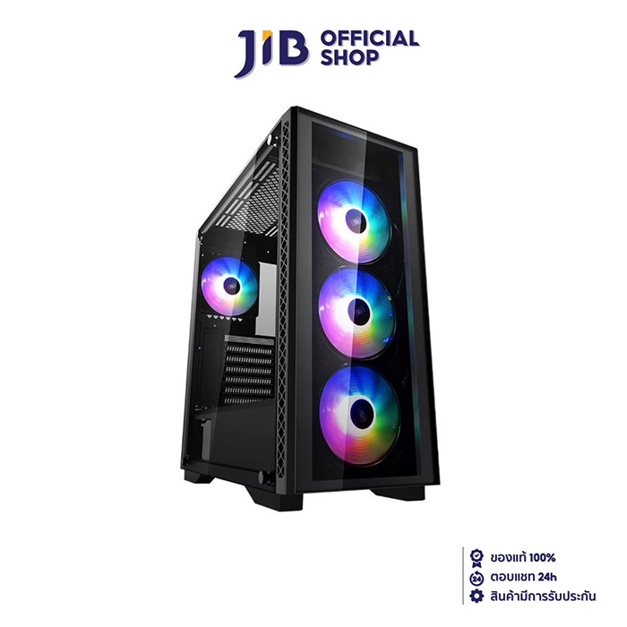 DEEPCOOL CASE (เคส)  MATREXX 50 ADD-RGB 4F (BLACK) (E-ATX)