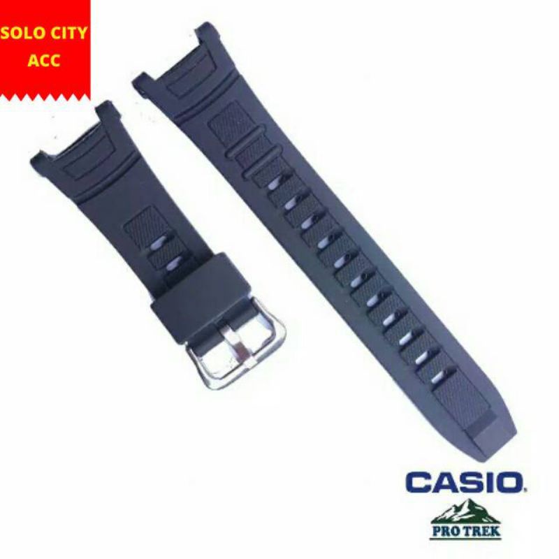 Casio Protrek PRW-1500 PRW1500 สายนาฬิกายาง Casio PRW-1500 สายนาฬิกา