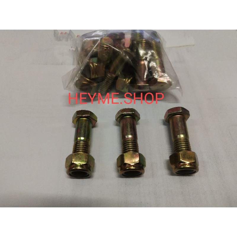 DAIHATSU DELTA V57 PRO SHAFT BOLT WITH NUT(M10x38)PRICE สําหรับ 1 ชิ้น