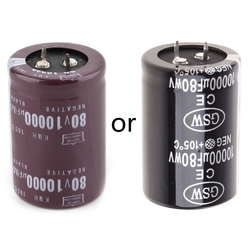 Bt 35x50 มม.80V 10000uF Electrolytic Capacitor Filter Current Condenser สําหรับ Am