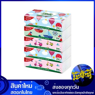 กระดาษเช็ดหน้า 115 แผ่น (แพ็ค5ห่อ) ซิลค์ ซอฟท์บ๊อกซ์ Silk Softbox facial tissue กระดาษ เช็ดปาก เช็ดหน้า เช็ดมือ ชำระ ท