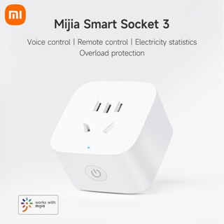 Xiaomi Mijia Smart WiFi Socket 3 2 ปลั๊ก บลูทูธ เกตเวย์ เวอร์ชั่น รีโมตคอนโทรล ทํางานร่วมกับ Xiaomi Smart home Mijia Mi home APP