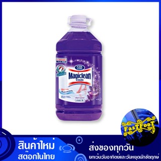 น้ำยาถูพื้น กลิ่นลาเวนเดอร์ ขนาด 5.2 ลิตร มาจิคลีน Magic Clean floor cleaner lavender scent น้ำยา ทำความสะอาดพื้น ถูพื้น