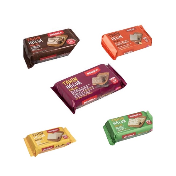 Koska Tahin Halva 200 gr. / งาขาวบดอัดก้อน ขนมหวานของตุรกี