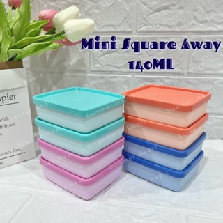 TUPPERWARE ทัปเปอร์แวร์ ทรงสี่เหลี่ยม ขนาดเล็ก 140 มล. -1 ชิ้น 2 ชิ้น