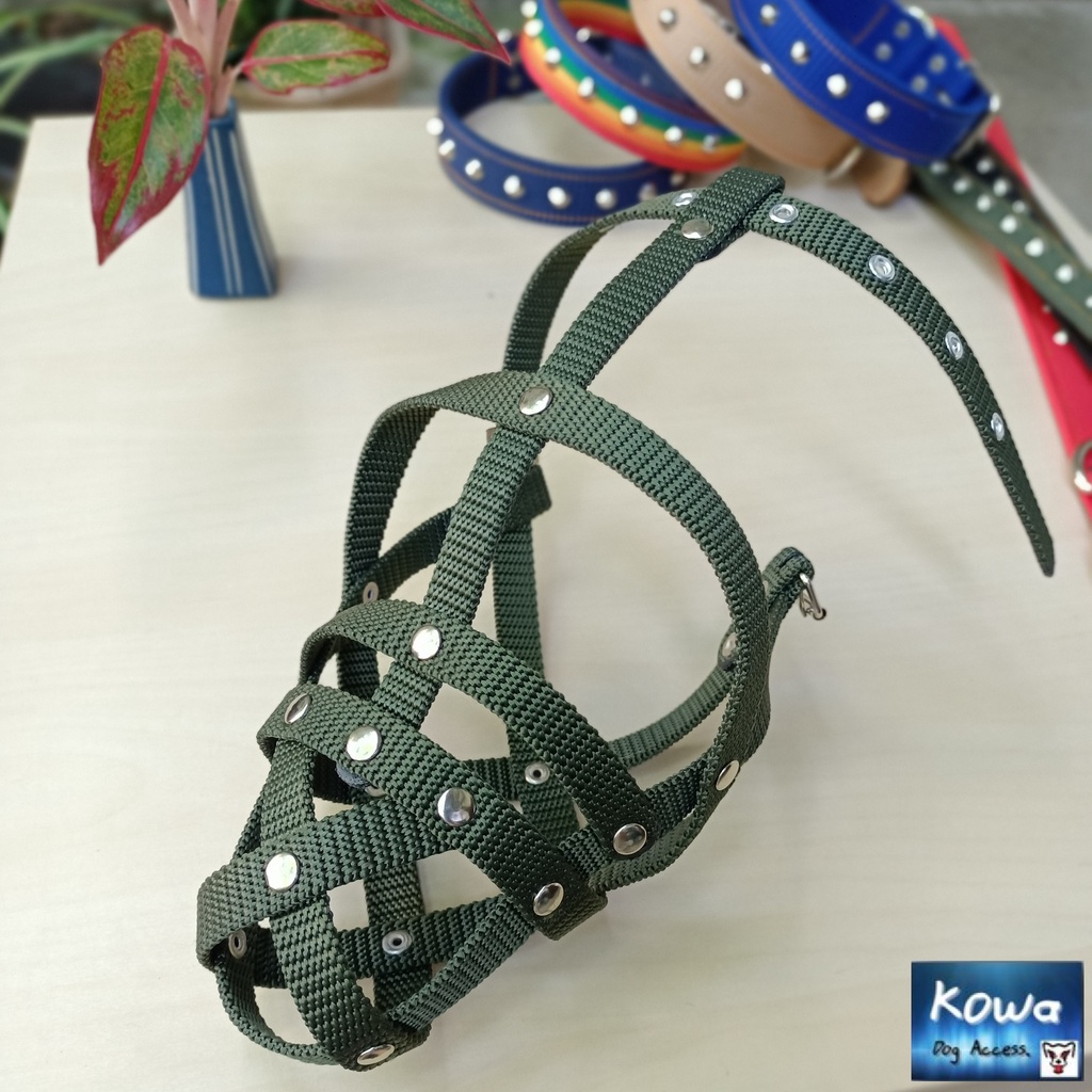 Kowa ตะกร้อครอบปากสุนัข หนาพิเศษ กินน้ำได้