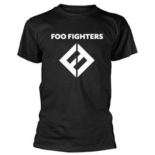 เสื้อยืดครอป เสื้อยืดผ้าฝ้าย 100% พิมพ์ลายโลโก้ Foo Fighters Equal โอเวอร์ไซซ์ โอเวอร์ไซซ์ ของขวัญคริสต