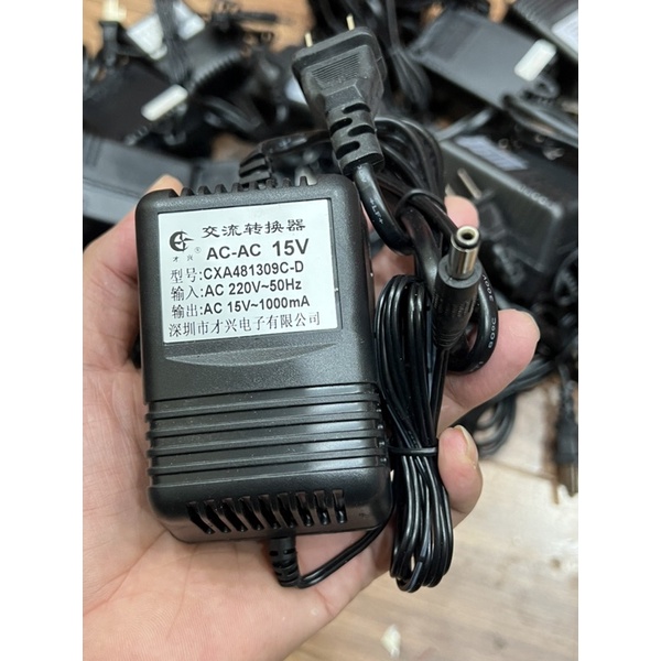 AC/AC 220VAC เป็น 15VAC 1000mA ตัวแปลงไฟ AC