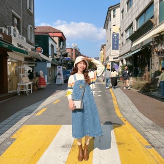 พรีรอ 12วัน TWOHANDHII BUDDY JEANS DRESS