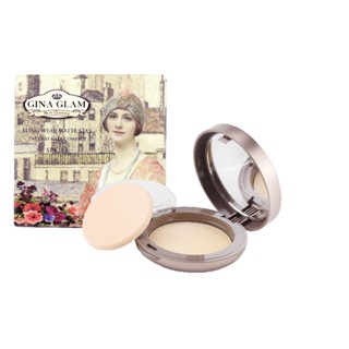 Gina Glam Long wear Matte Stay Cake Compact Powder #G40 : sivanna จีน่า กัมป์ แป้งพัฟ x 1 ชิ้น  alyst