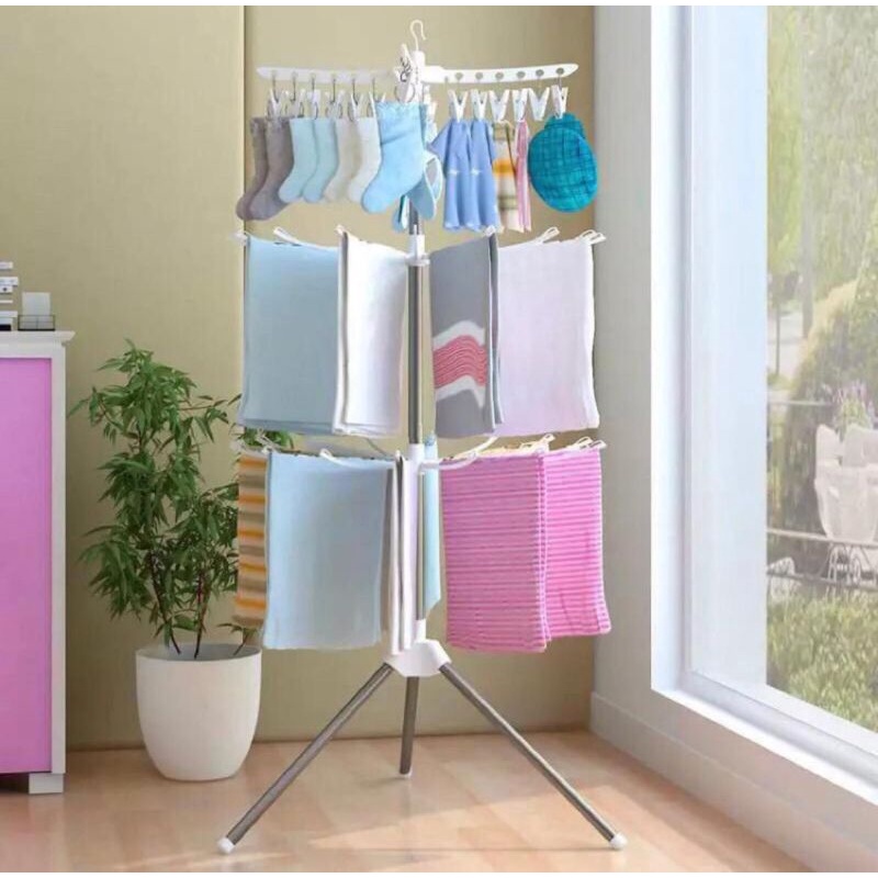 FOLDING TOWER CLOTHING RACK
