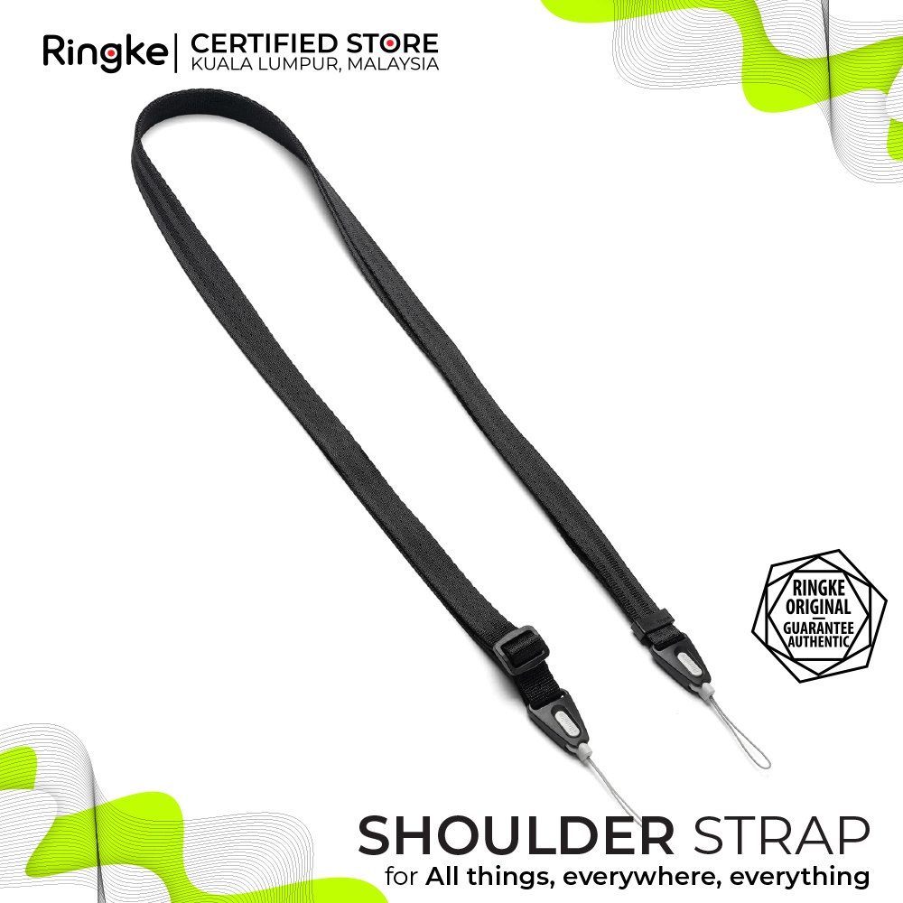 RINGKE LANYARD SHOULDER STRAP ออกแบบมาสําหรับเคสสมาร์ทโฟน, คีย์, กล้อง & ID QuikCatch ปรับ Crossbody Neck Str