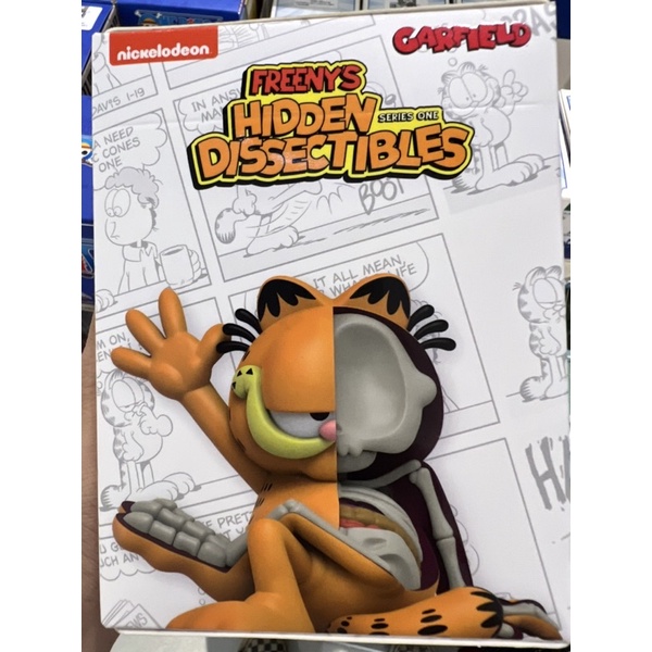 Mighty Jaxx Garfield การ์ฟิลด์ Nickelodeon Freeny's hidden dissectibles series one ของแท้ มือหนึ่ง 1