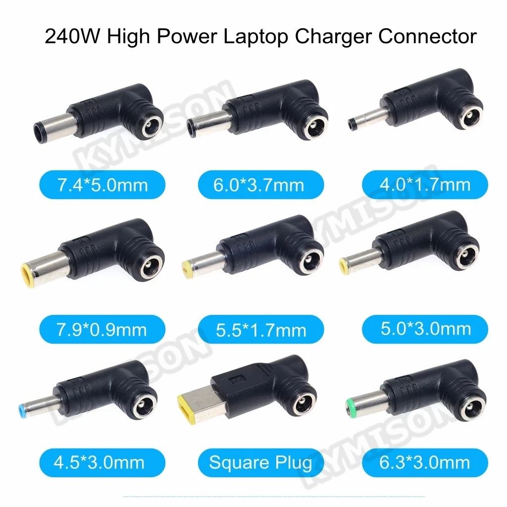 5.5x2.5 มม.แจ็คหญิง Universal Dc Power Supply อะแดปเตอร์ปลั๊กสําหรับ 240W Universal แล็ปท็อปชาร์จสําหรับ Leno vo H p As us DE LL