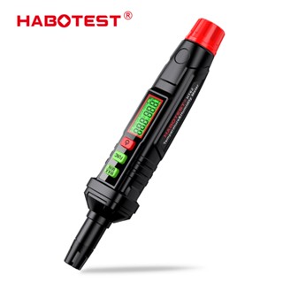 HABOTEST HT62 เทอโมมิเตอร์ &amp; เครื่องวัดความชื้น 4-in-1 เทอร์โม-ไฮโกรมิเตอร์ปากกาความชื้นและอุณหภูมิด้วยจุดน้ำค้างและหลอดวัดความชื้น