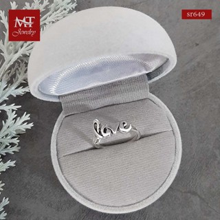 MT แหวนเงินแท้ คำว่า "Love"  ไซส์: 53, 57, 60, 61 Solid 925 Sterling Silver Ring (sr649) MT Jewelry มณีธารา