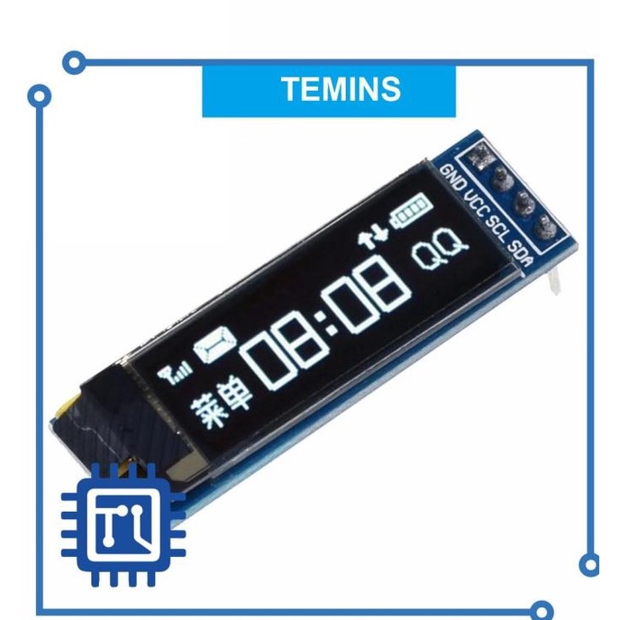 จอแสดงผล OLED 0.91 นิ้ว 128x32 Arduino Raspberry pi