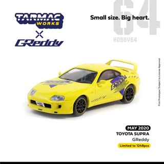 Tarmac Works 1/64 HOBBY64 Toyota Supra | GReddy