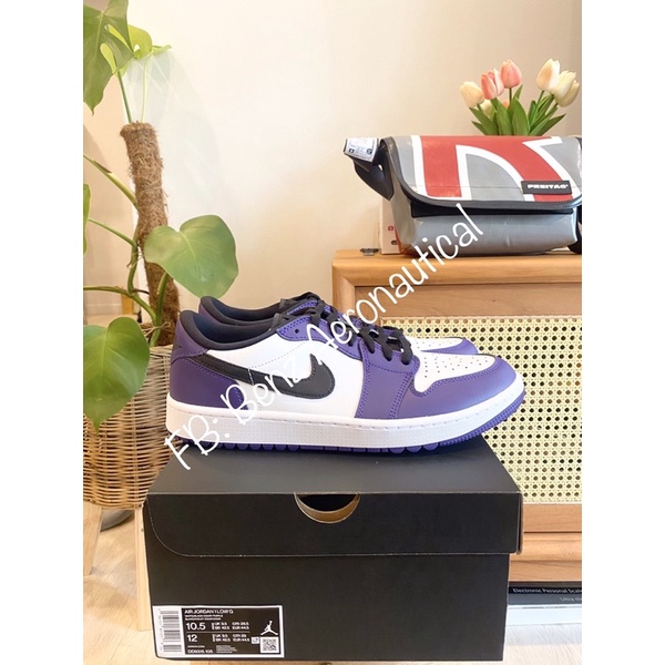 Nike Air Jordan 1 Low G Purple Court
