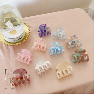 Lock and Keep Jewel กิ๊บเล็กครึ่งหัว Acrylic Jaw Hair Claw