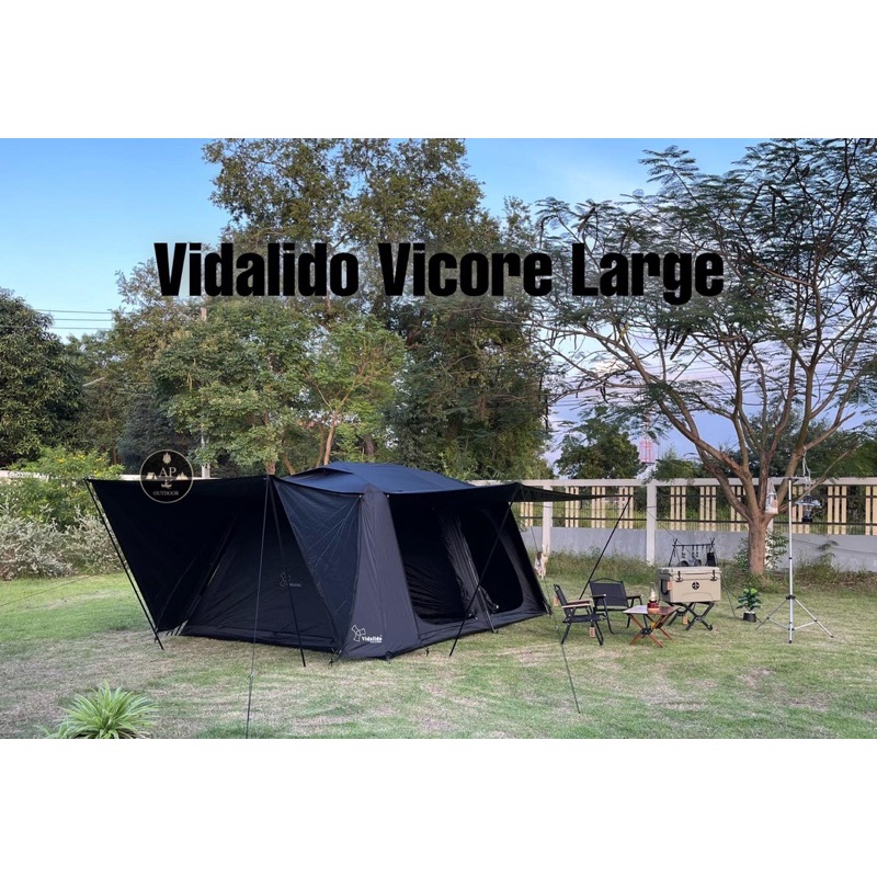 พร้อมส่งเต็นท์Vidalido Vicore2roomขนาด 8 คน 2 ห้อง (เต็นท์ครอบครัว) พร้อมส่ง
