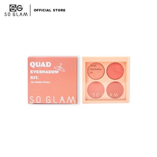 So Glam Quad Eyeshadow Kit 102 Spring Petals โซ แกลม ควอท อายแชโดว์ คิท 102